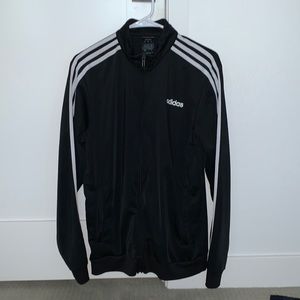 Mens adidas zip up track jacket size medium. Great condition!